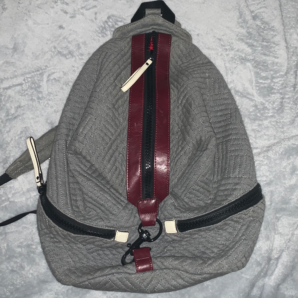 Rebecca Minkoff Gray Sweater Backpack